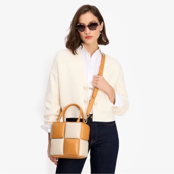 ♠️kate spade Boxxy Colorblocked Tote, Bare Multi NWT - Picture 15 of 15